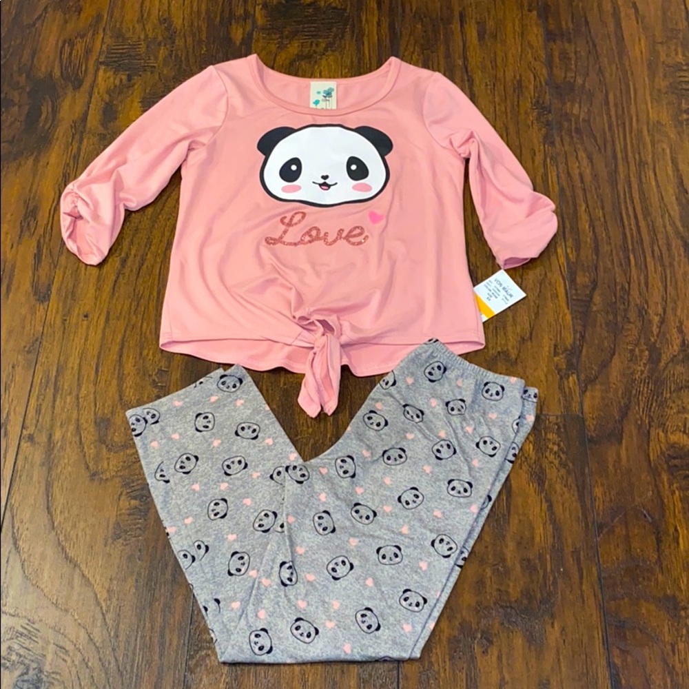 Lily Bleu Super Soft 2 Piece Panda 🐼 Outfit